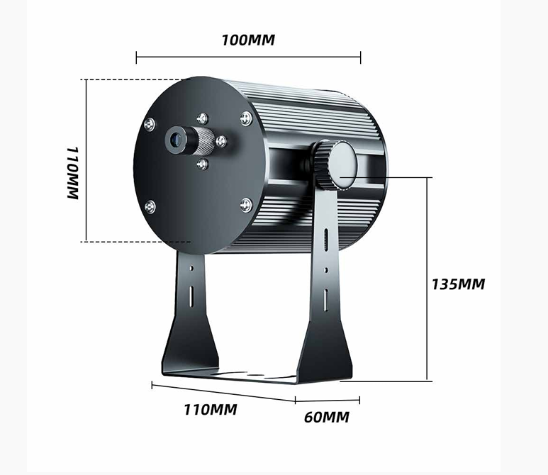 WOLTOR EF-LASER 2W Dimension Chart